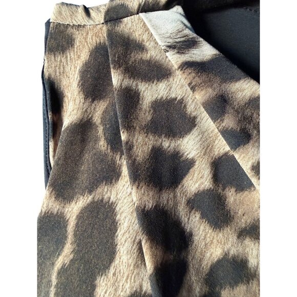 Roberto Cavalli Leopard-Print Ruched Sheath Dress – Size XL New with Tags - Picture 9 of 16